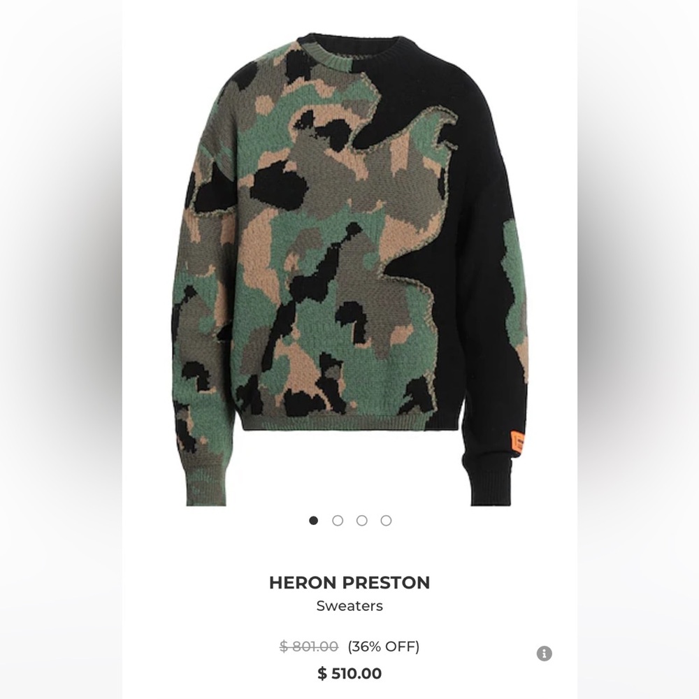Heron Preston crew neck sweater